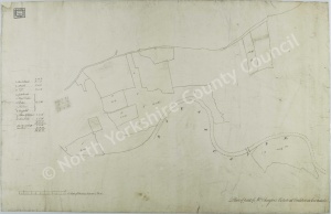 Historic map of Carlton in Coverdale